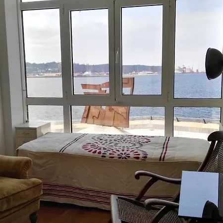 Apartman Espectacular Piso De 2 Con Impresionantes Vistas Al Mar Y Parking Gratuito En El Propio Edificio Gijón